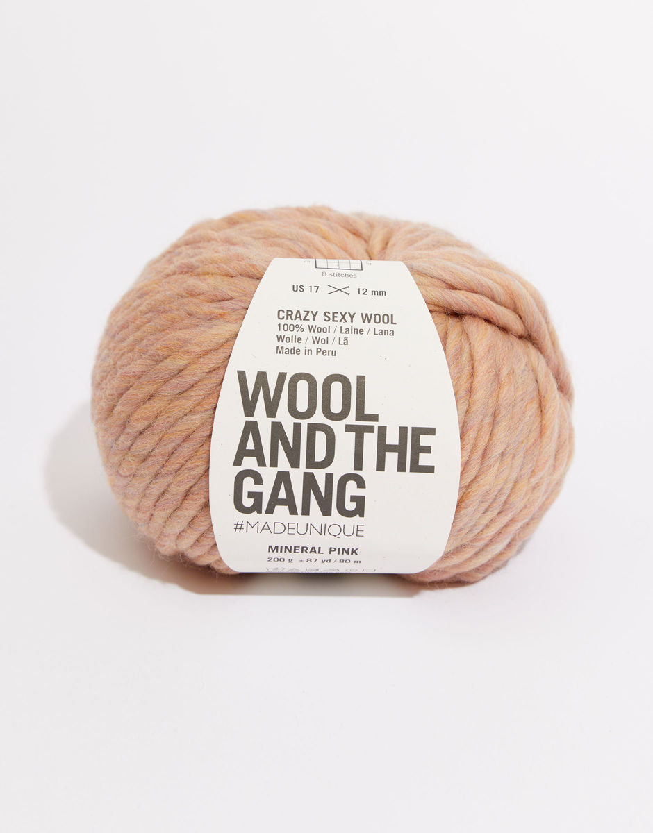 Wool yarn | Eco friendly | South American sheep – we’ve got you to thank for our Crazy Sexy Wool. It’s 100% natural yarn, 100% renewable and totally biodegradable too. Great for knit patterns or crochet patterns.  Your knits will be cosy but breathable so it’s a winner in every season. 