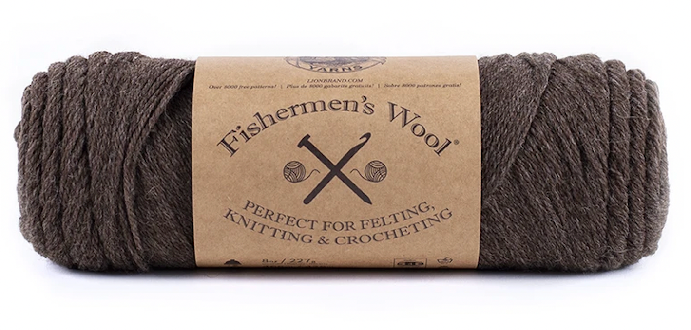Destash Yarn - Lion Brand Fisheman's Wool, virgin wool, worsted