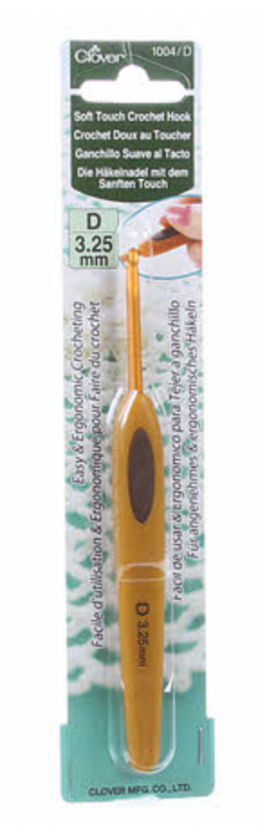 This crochet hook is lightweight and ergonomic. Designed to make crocheting comfortable for fingers and hand. Soft touch handle and comfort grip for easy crocheting