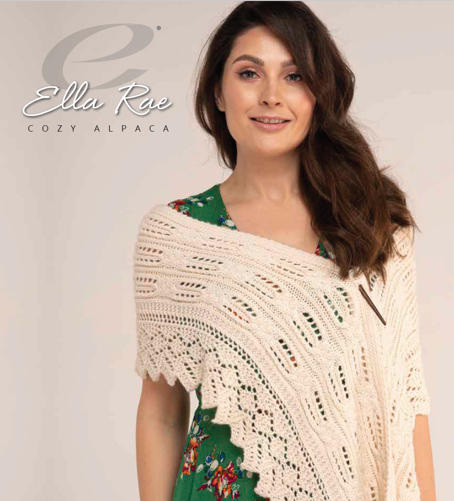 Myrna Shoulder Wrap Knit Pattern | Digital Download