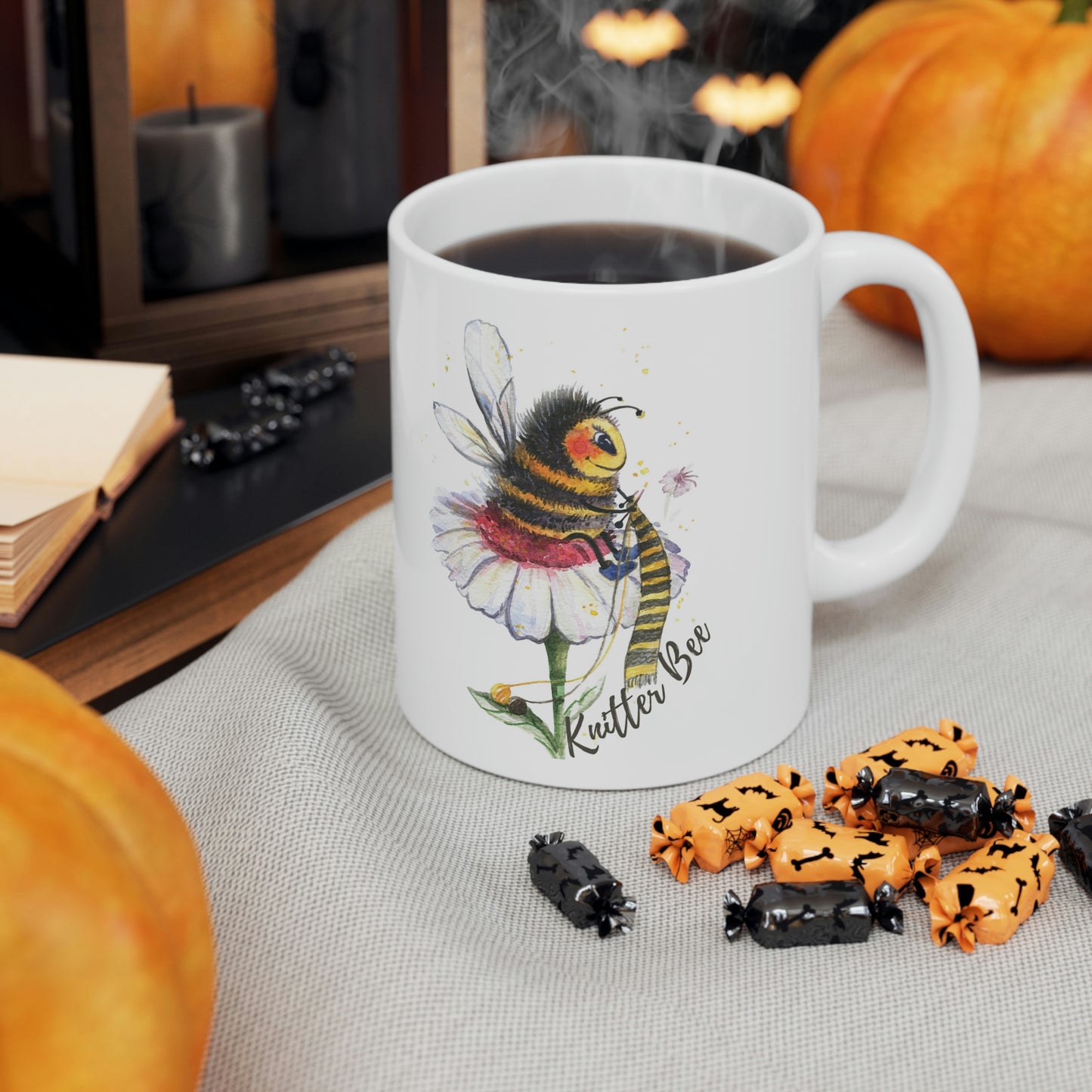 Knitter Bee Coffee Mug