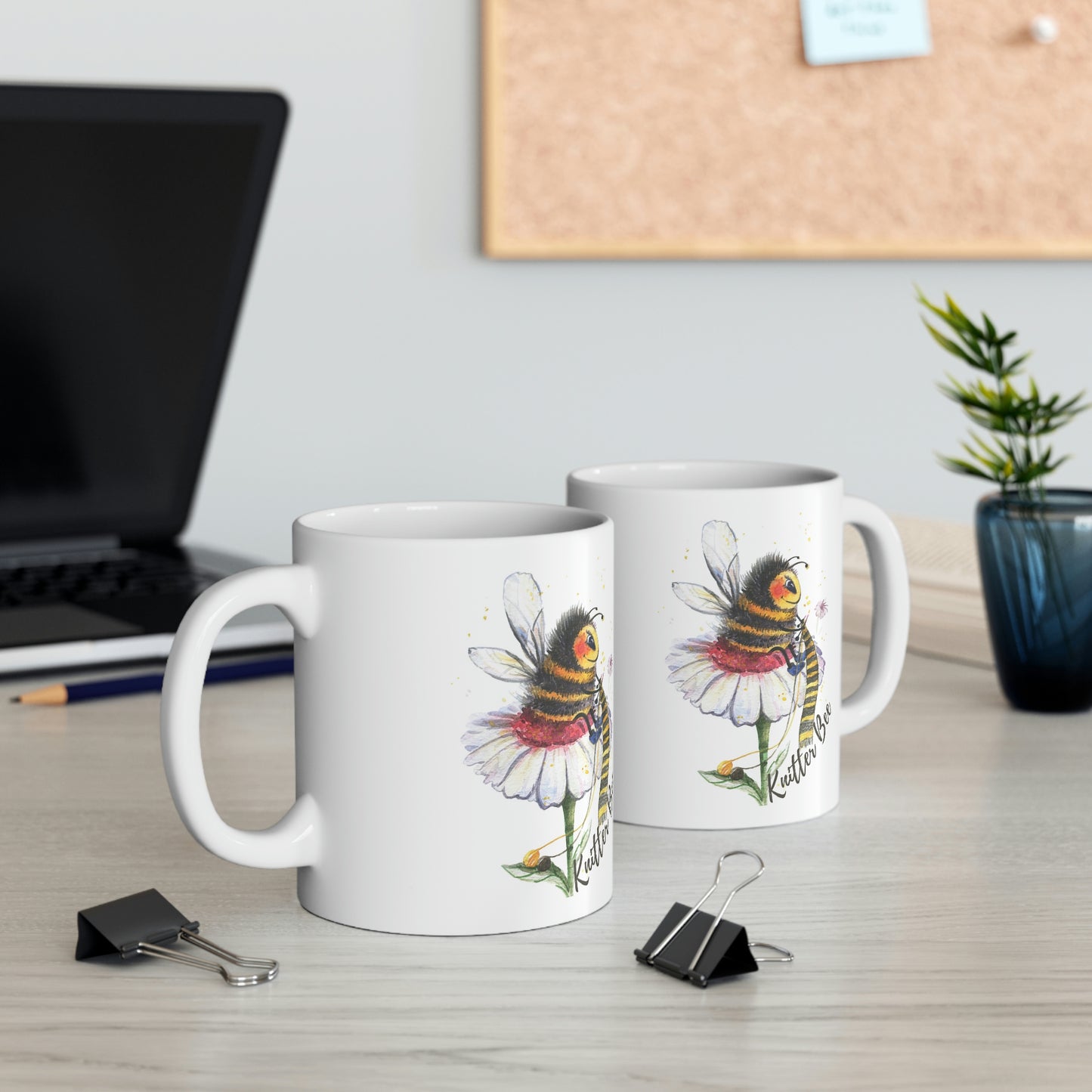 Knitter Bee Coffee Mug