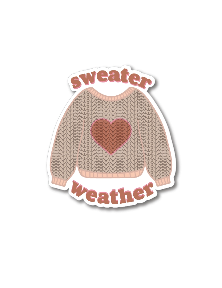 Sweater Weather Sticker